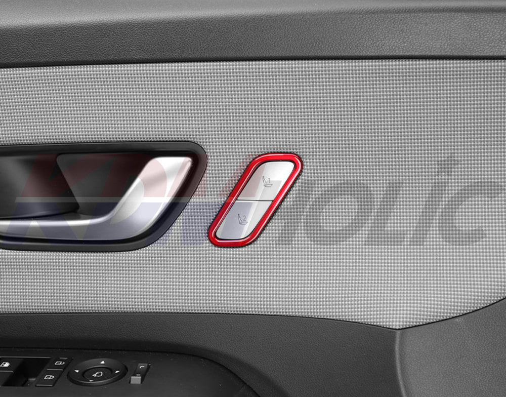 YTC Brand Memory Seat Button Frame Cover for Hyundai Kona (SX2) 2024+