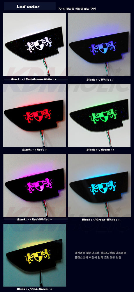 Art-X LED Door Light Plate Kit for Hyundai Azera (Grandeur TG) 06~11