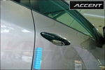 Art-X Carbon Fiber Skin Door Handle Cover Kit for Hyundai Accent 12~17