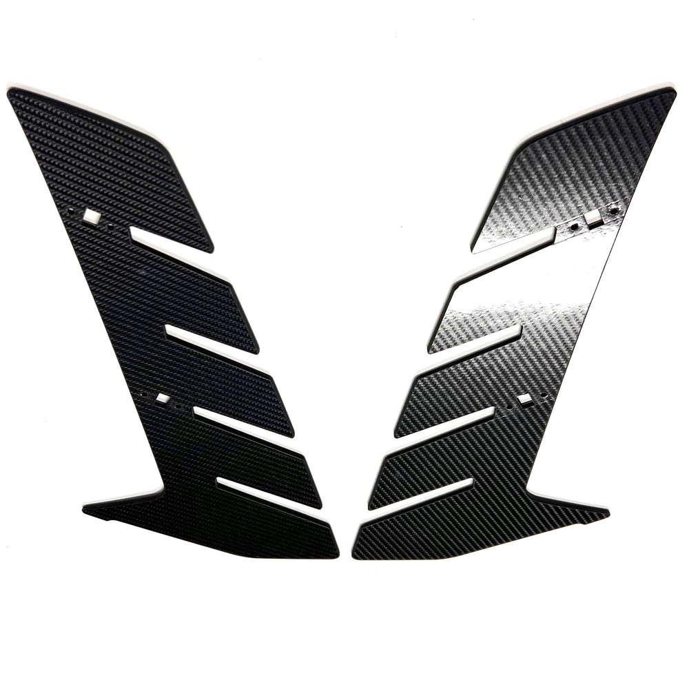 [CONVOY] Front Bumper Canard Wing for Hyundai Elantra N 2021-2023  [Partial + Edges CF Wrap] CVEN03