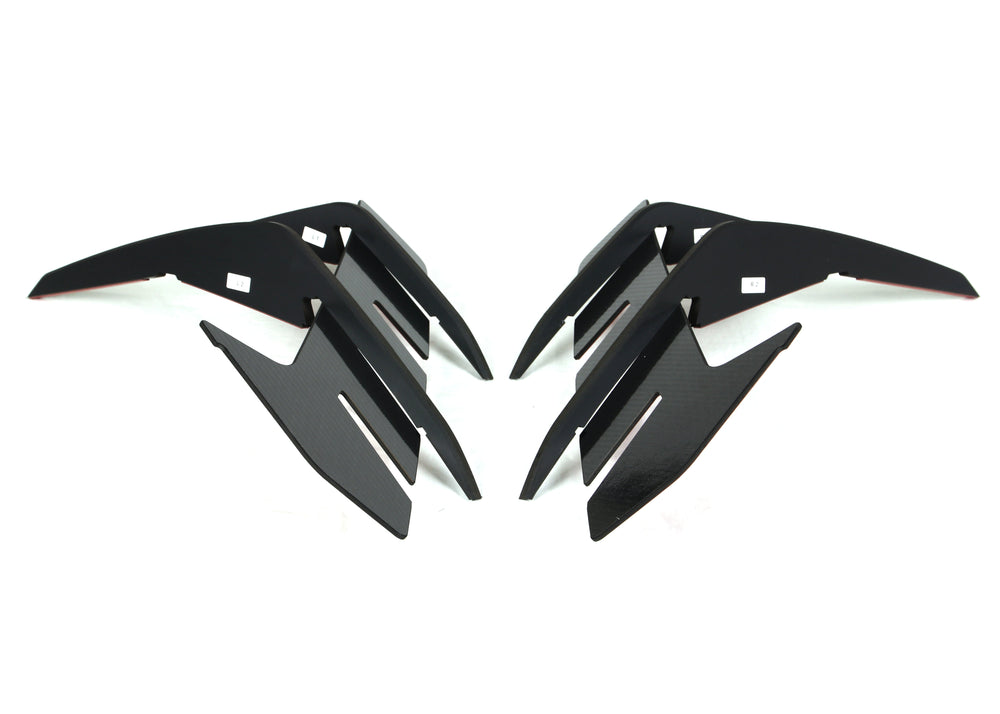 [CONVOY] Front Bumper Canard Wing Ver.1 for Hyundai Elantra N 2021-2023 [Partial CF Wrap] CVEN02