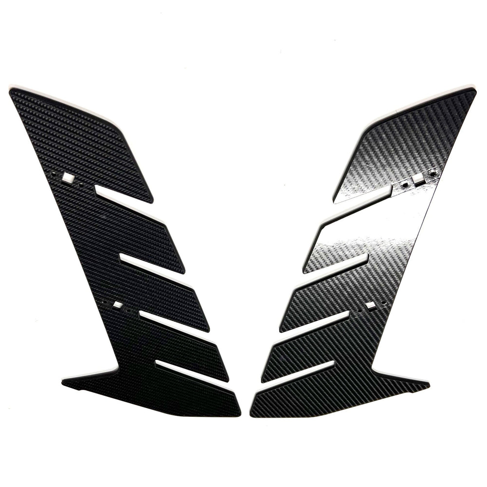 [CONVOY] Front Bumper Canard Wing Ver.1 for Hyundai Elantra N 2021-2024 [Partial CF Wrap] CVEN02