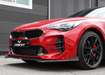 [CONVOY] Front Bumper Canard Wing Ver.1 for Kia Stinger 2018+ GT & GT-Line Models  [Partial + Edges CF Wrap] CVYST03