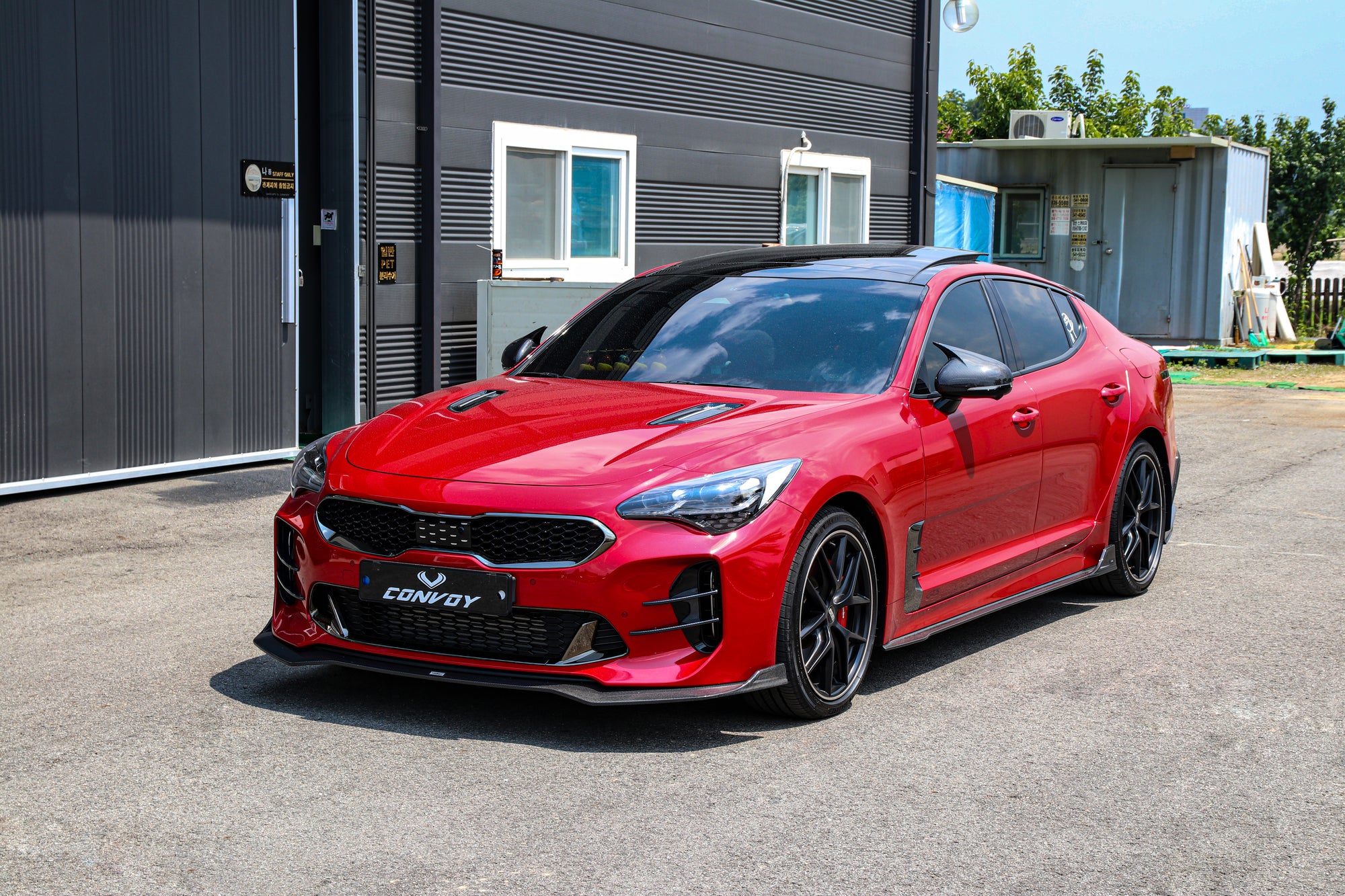 thumbnail interactive-video image 1 of KIA Stinger 2018-22 Rear Bumper Devil’s Claw Canards – Left & Right – OEM Style Matte Black 1 of 2