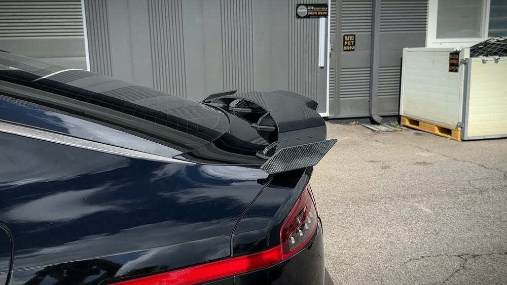 [CONVOY] Trunk Wing Spoiler Ver.3 for Kia Stinger 2018+ [Partial + Edges CF Wrap] CVYST14