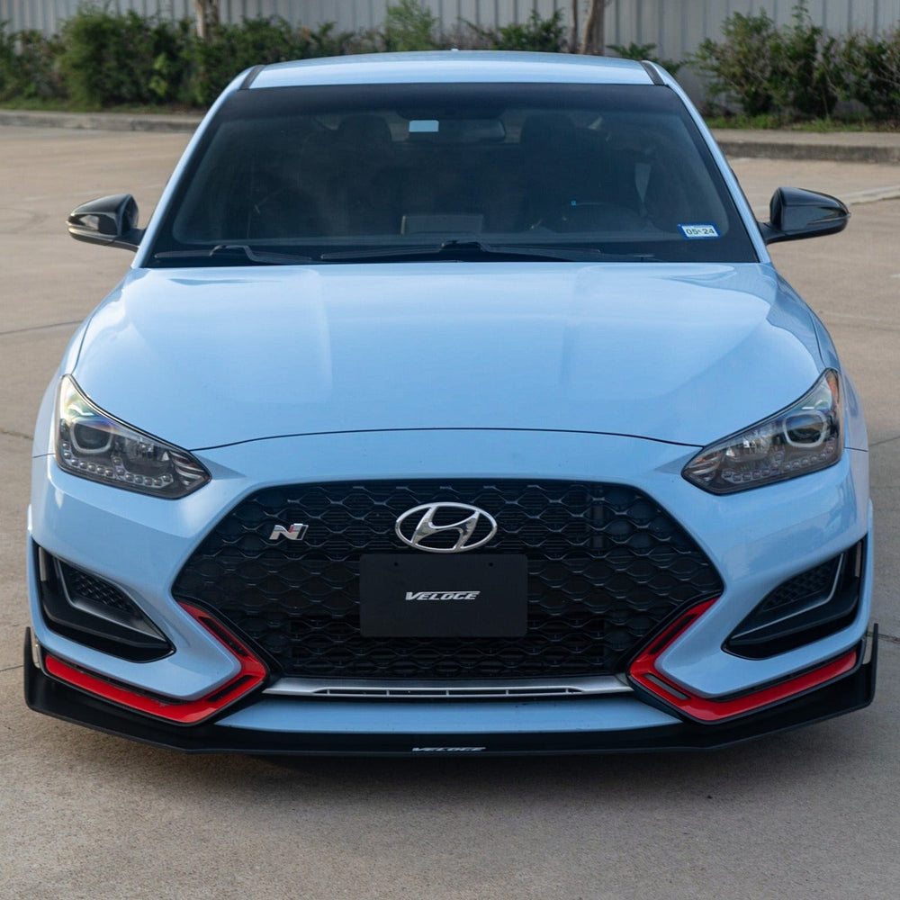 [VELOCE] Front Wing Air Dam Splitter for Hyundai Veloster N 2019+ VELVN01