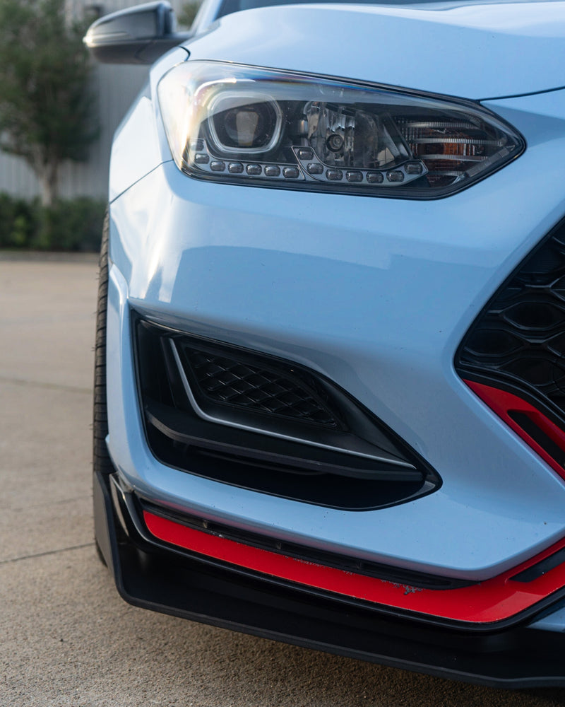VELOCE Front Bumper Canards for Hyundai Veloster N 2019+