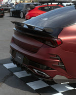 CONVOY Rear Bumper Canards [Partial + Edges CF Wrap] for Kia K5 DL3 2021+ GT & GT-Line Models