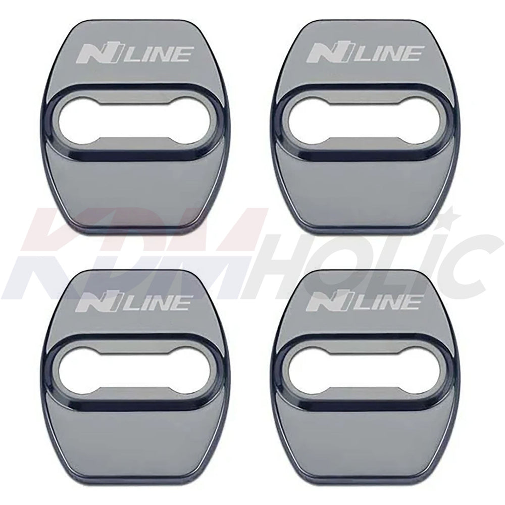 Hyundai N-Line Accessory Door Lock Latch Anti-Rust Cover 4pcs Set for all Hyundai N-Line Enthusiasts 4