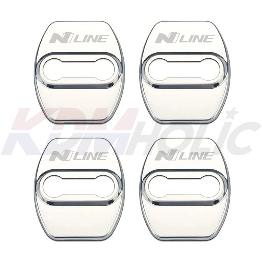 Hyundai N-Line Accessory Door Lock Latch Anti-Rust Cover 4pcs Set for all Hyundai N-Line Enthusiasts 5