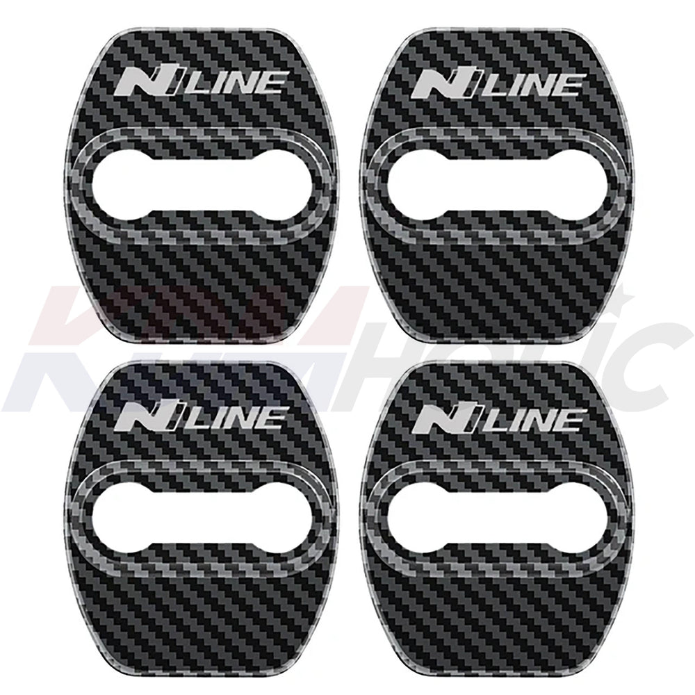 Hyundai N-Line Accessory Door Lock Latch Anti-Rust Cover 4pcs Set for all Hyundai N-Line Enthusiasts 3