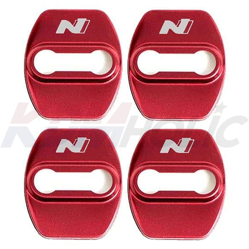 Hyundai N Accessory Door Lock Latch Anti-Rust Cover 4pcs Set for all Hyundai N Enthusiasts