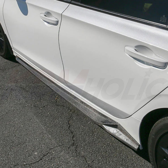 Honda Civic Sedan 11th Gen Carbon Fiber Side Skirts VORTEQ CARBON