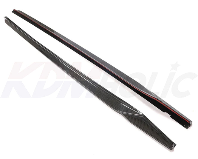 Honda Civic Sedan 11th Gen Carbon Fiber Side Skirts VORTEQ CARBON