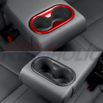 YTC Brand Backseat (2nd row) Cup Holder Frame Cover for Hyundai Kona SX2 2024+