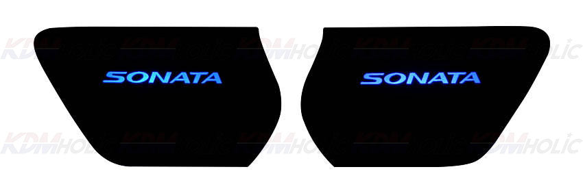 Hyundai Sonata LED Door Catch Plate Kit for Model Years 2018~2019 by Easy LED7