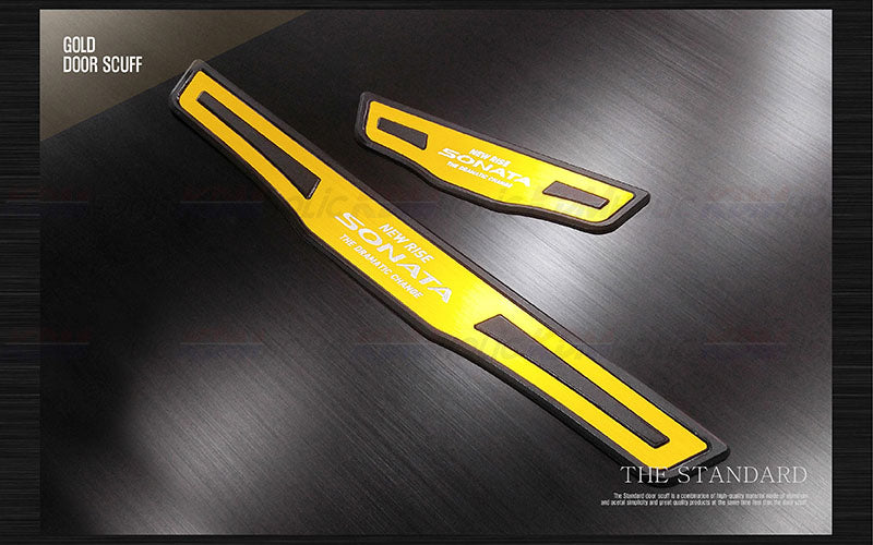 Hyundai Sonata Door Sill Plates for Model Years 2018~2019 by The Standard14