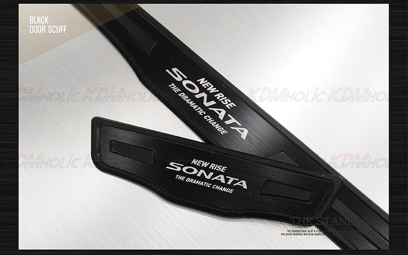 Hyundai Sonata Door Sill Plates for Model Years 2018~2019 by The Standard16