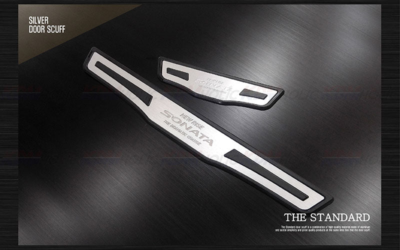 Hyundai Sonata Door Sill Plates for Model Years 2018~2019 by The Standard9