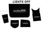 Hyundai Sonata LED Cup Holder Plate Kit for Model Years 2018~2019 by Easy LED3