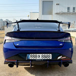 Hyundai Elantra Swan Neck GT-Wing Spoiler by CMP Korea (ADR Works) for Elantra CN7 All Model Years 6