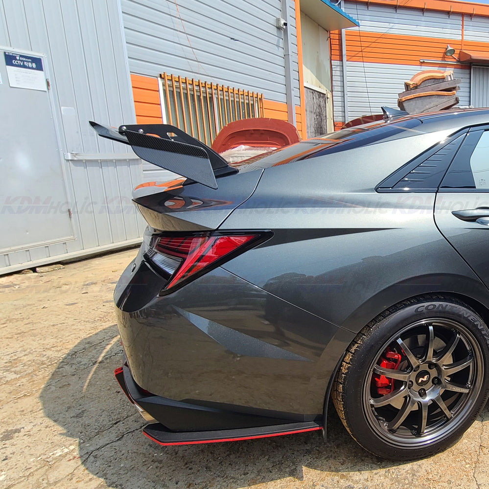 Hyundai Elantra Swan Neck GT-Wing Spoiler by CMP Korea (ADR Works) for Elantra CN7 All Model Years 9