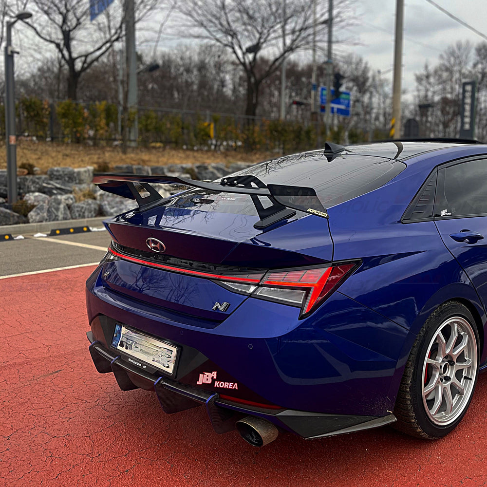 Hyundai Elantra Swan Neck GT-Wing Spoiler by CMP Korea (ADR Works) for Elantra CN7 All Model Years 4