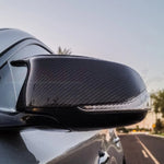 Infiniti Q60 Carbon Fiber M Style Mirror Caps VORTEQ CARBON1