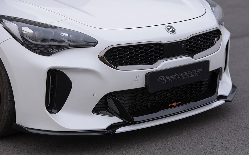 ROADRUNS Ver. 2 Front Center Wing & Lip Splitter for Kia Stinger 2018+13