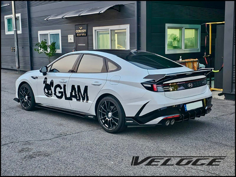 Rear Aero Diffuser and Spats for Hyundai Sonata N-Line 2024+ by VELOCE7