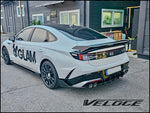 Rear Aero Diffuser and Spats for Hyundai Sonata N-Line 2024+ by VELOCE4