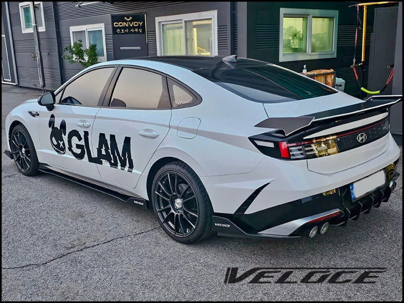 Rear Aero Diffuser and Spats for Hyundai Sonata N-Line 2024+ by VELOCE6