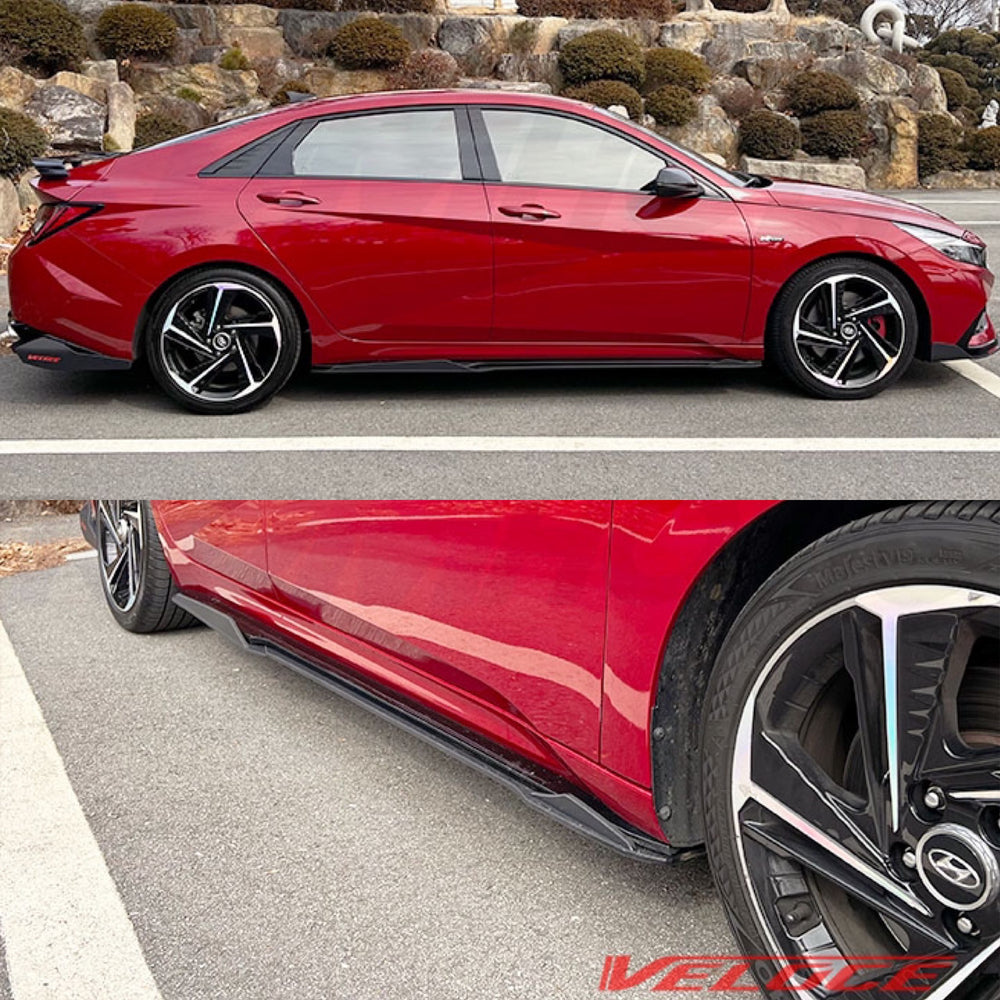 Hyundai Elantra N-Line Side Splitter V2 by Veloce for Elantra N-Line 2021~2023