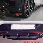 Hyundai Veloster N Rear Diffuser and Rear Lip Spats Full Rear Aero Type-S by Veloce 8