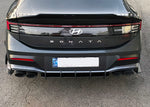 Hyundai Sonata N-Line Rear Diffuser + Fins and Rear Spats by VELOCE 6