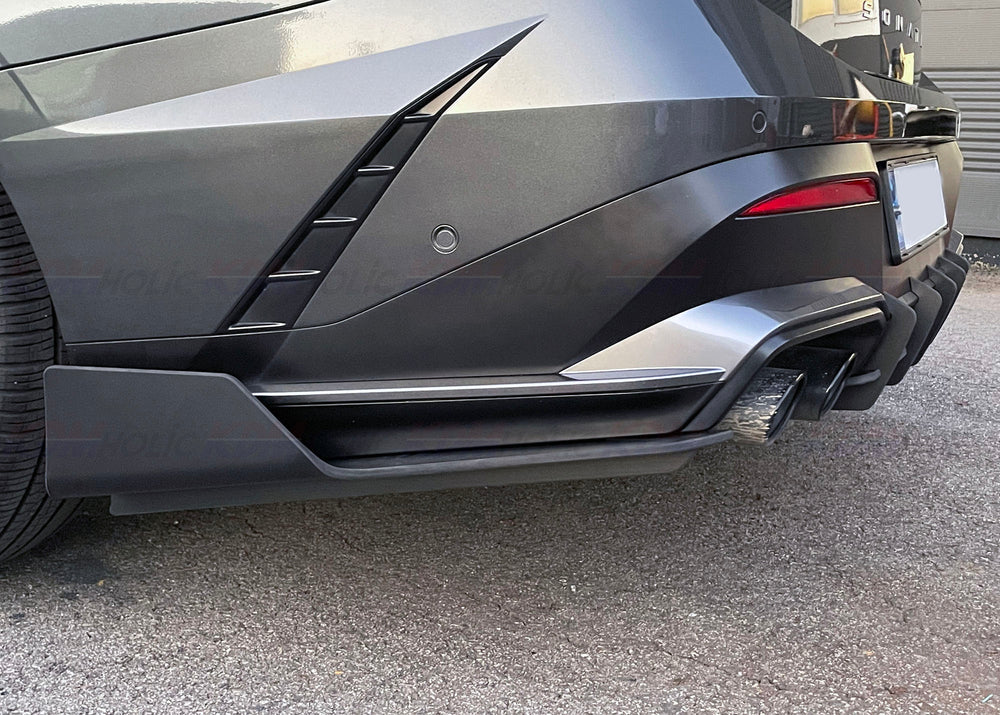 Hyundai Sonata N-Line Rear Diffuser + Fins and Rear Spats by VELOCE 7