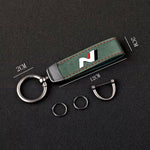 Hyundai N Accessory Keychain - Leather Keychain Car Key Holder Ring for all Hyundai N & N Line Owners 7