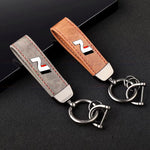 Hyundai N Accessory Keychain - Leather Keychain Car Key Holder Ring for all Hyundai N & N Line Owners 3