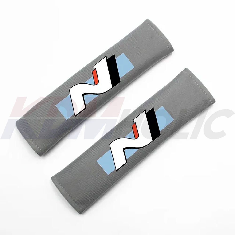 2pc Car Seatbelt Shoulder Protection Pad Covers Set For All Hyundai N Enthusiasts