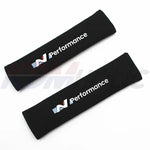 2pc Car Seatbelt Shoulder Protection Pad Covers Set For All Hyundai N Enthusiasts