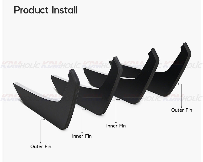 Hyundai Elantra N Diffuser Fins [CONVOY x VELOCE] Elantra N 2021-2023 10