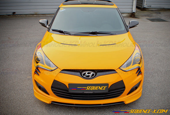 Hyundai Veloster Front Lip by Sequence Garage Quantum Edition for 2012-2017 Naturally Aspirated Veloster 3