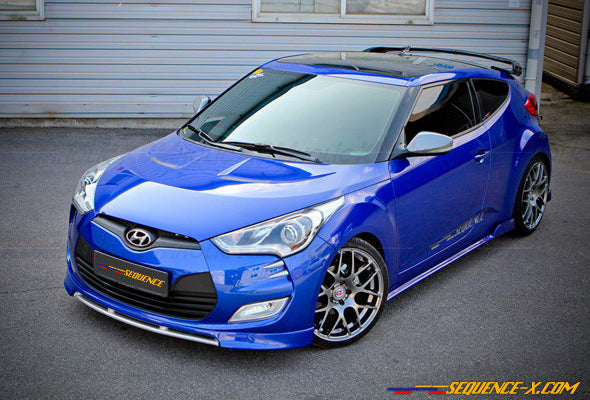 Hyundai Veloster Front Lip by Sequence Garage Quantum Edition for 2012-2017 Naturally Aspirated Veloster 7