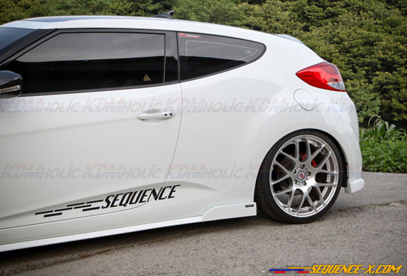 Hyundai Veloster Side Lip by Sequence Garage SPEC-1 for 2012-2017 Naturally Aspirated Veloster 7