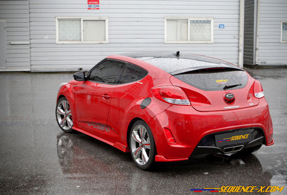 Hyundai Veloster Rear Lip Winglets by Sequence Garage for 2012-2017 Naturally Aspirated Veloster 8