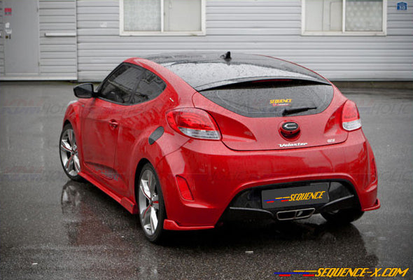 Hyundai Veloster Rear Lip Winglets by Sequence Garage for 2012-2017 Naturally Aspirated Veloster 9