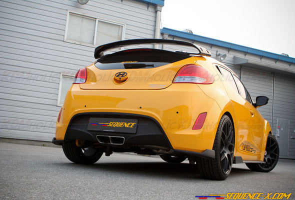 Hyundai Veloster Rear Lip Winglets by Sequence Garage for 2012-2017 Naturally Aspirated Veloster 10