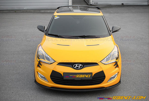 Hyundai Veloster Front Lip by Sequence Garage for 2012-2017 Naturally Aspirated Veloster 12