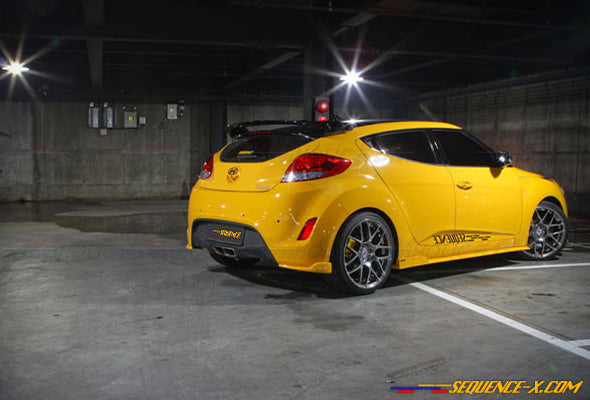 Hyundai Veloster Rear Lip Winglets by Sequence Garage for 2012-2017 Naturally Aspirated Veloster 16