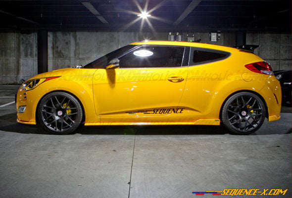 Hyundai Veloster Side Lip by Sequence Garage SPEC-1 for 2012-2017 Naturally Aspirated Veloster 11